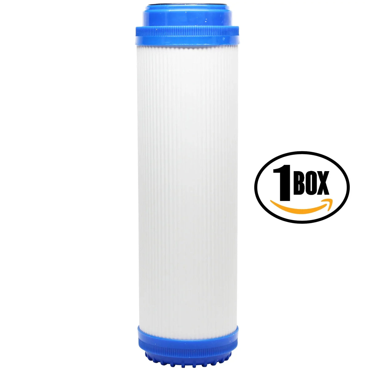 Box of Replacement for MaxWater 101040 Granular Activated Carbon Filter - Universal 10-inch Cartridge for MaxWater 6 stage 75 gpd reef aquarium dual reverse osmosis moisture - Denali Pure Brand