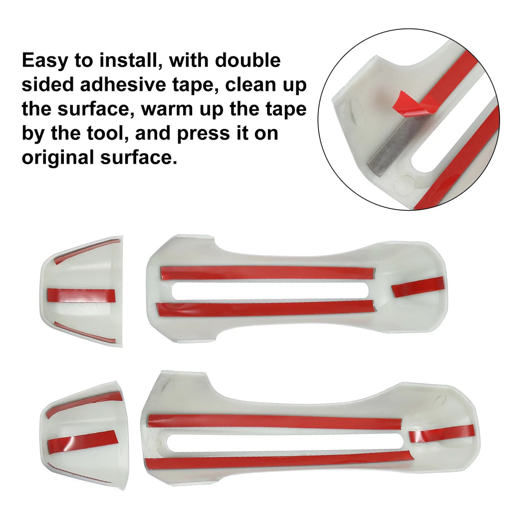 Silver Tone Door Handle Trim protector Kit and Tailgate Handle protector for Jeep Wrangler JL JLU  2 & 4 Doors 2018-2021