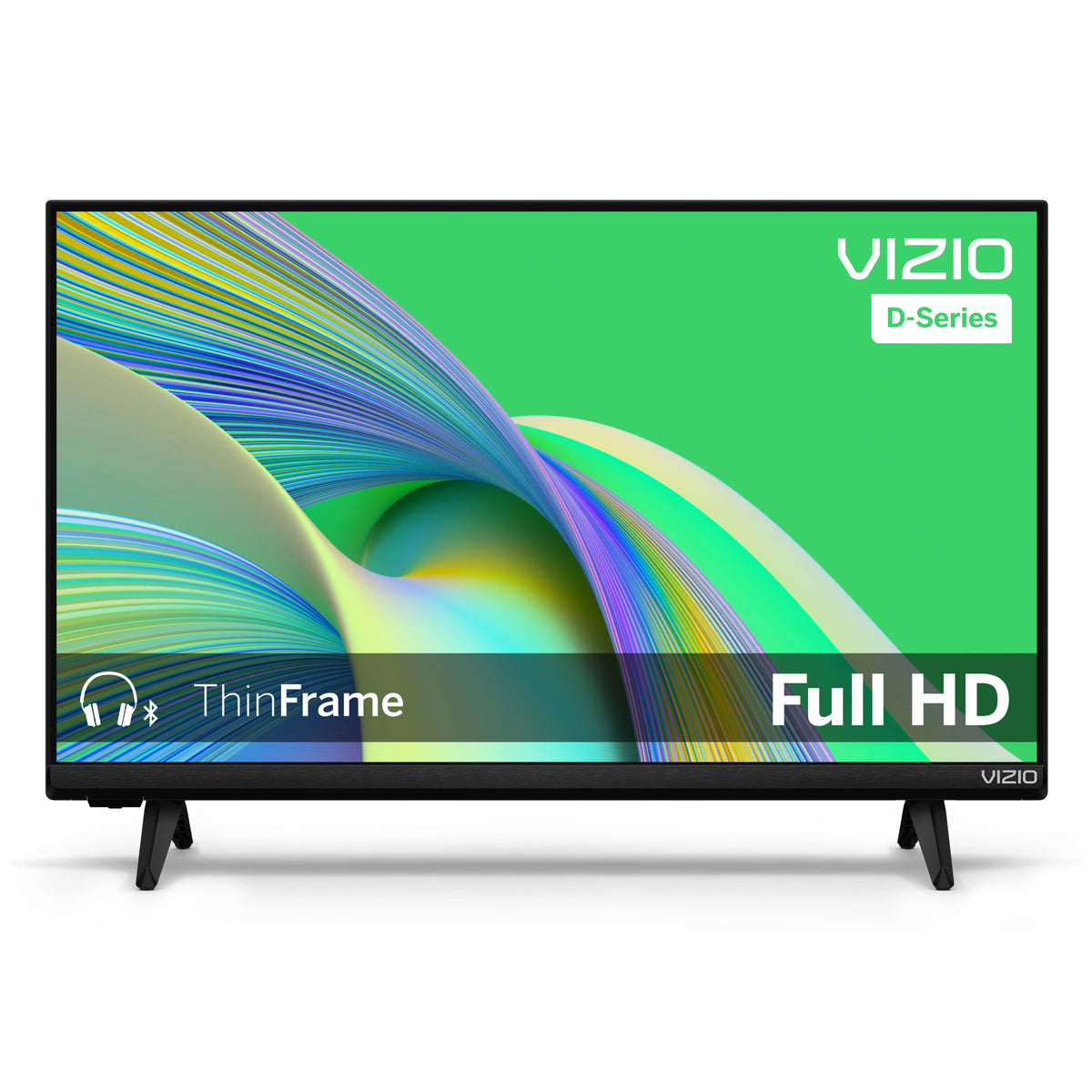 VIZIO 24" Class D-Series FHD LED Smart TV for Gaming and Streaming, Bluetooth Headphone Capable (Online Only) D24fM-K01