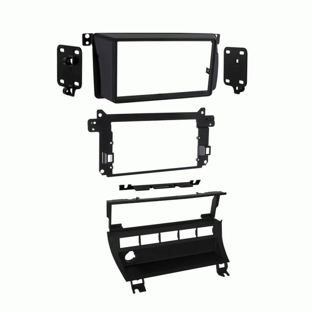 Metra 95-9310B  99-06 3-Series with 5-Switch Panel Vehicle Double DIN Dash Installation Kit with Metra 70-8590 Wiring Harness and Metra 40-VW10 Antenna Adapter
