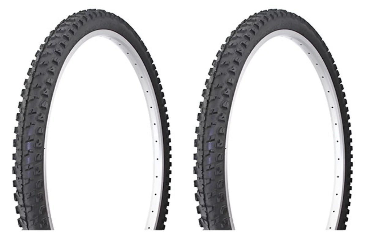 Two Tires Duro 27.5" x 2.20" Black/Black Side Wall DB-1075.. 2 Tires. Tire set
