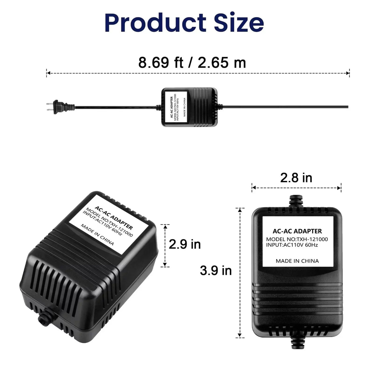 CJP-Geek AC to AC Adapter matching for Nintendo Gameboy Advance SP Neon Wall Clock Power Supply