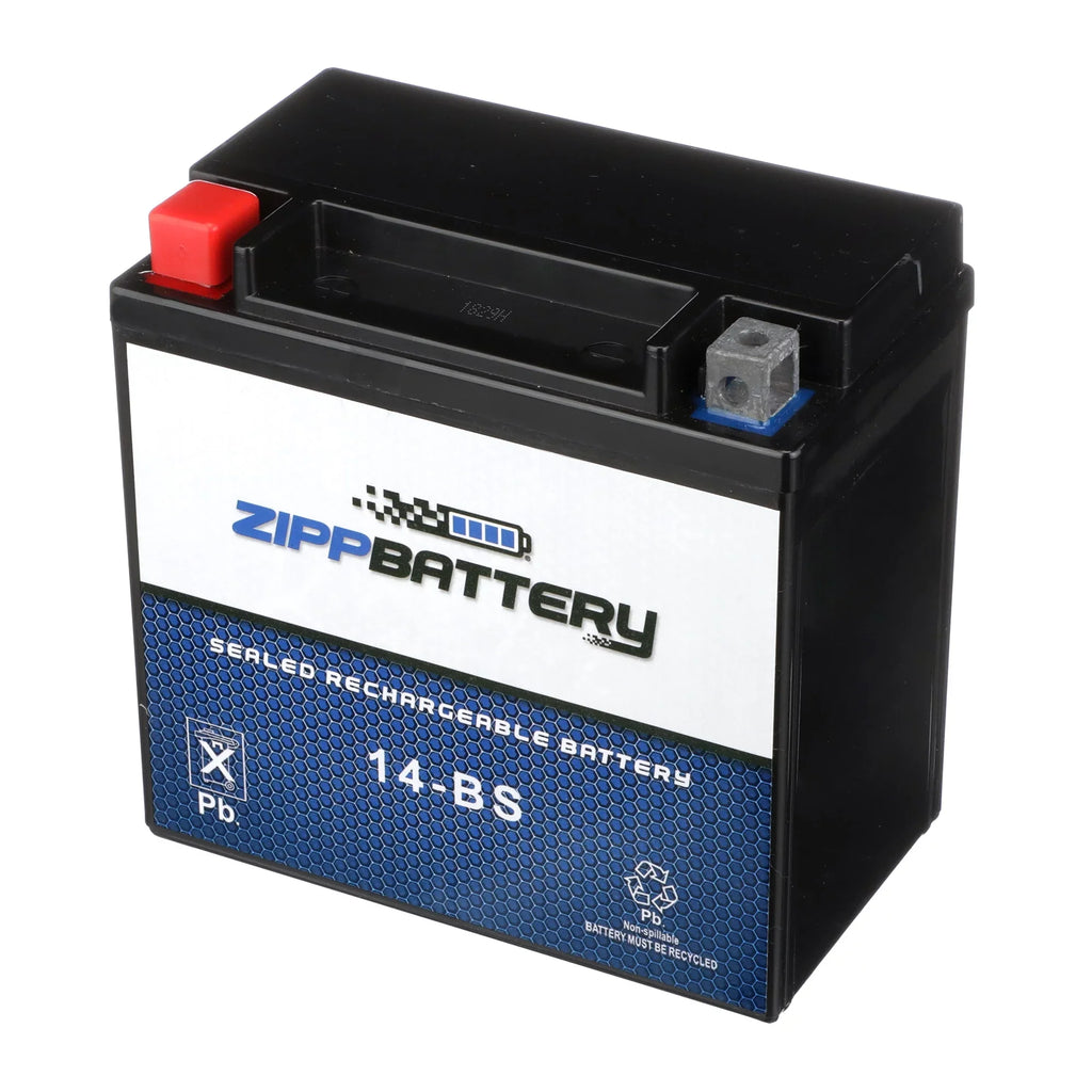 Tourer) 2001. E. C. Zipp Battery YTX14-BS (14-BS 12 Volt,12 Ah, 200 CCA) Motorcycle Battery for Honda 1100cc Vt1100c, C3, T Shadow (spirit, Aero, A