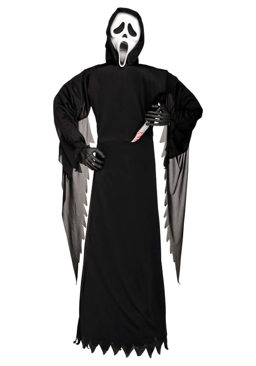 6' Ghost Face Prop with Knife
