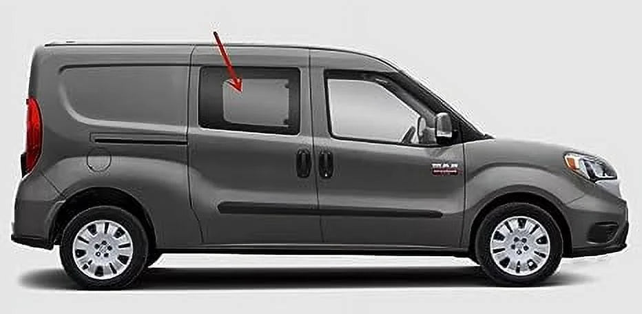Movable Manual Sytle Passenger Right Side Rear Door Window Door Glass appropriate with Ram Promaster City 2015-2021 Models