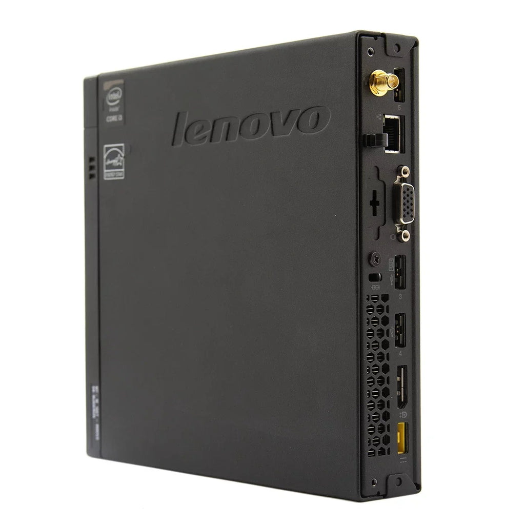 Restored  ThinkCentre M73 Tiny Form Factor Computer PC, 3.2 GHz  Core i3, 4GB DDR3 RAM, 120GB SSD Hard Drive, Windows 10 Home 64 bit (Refurbished)