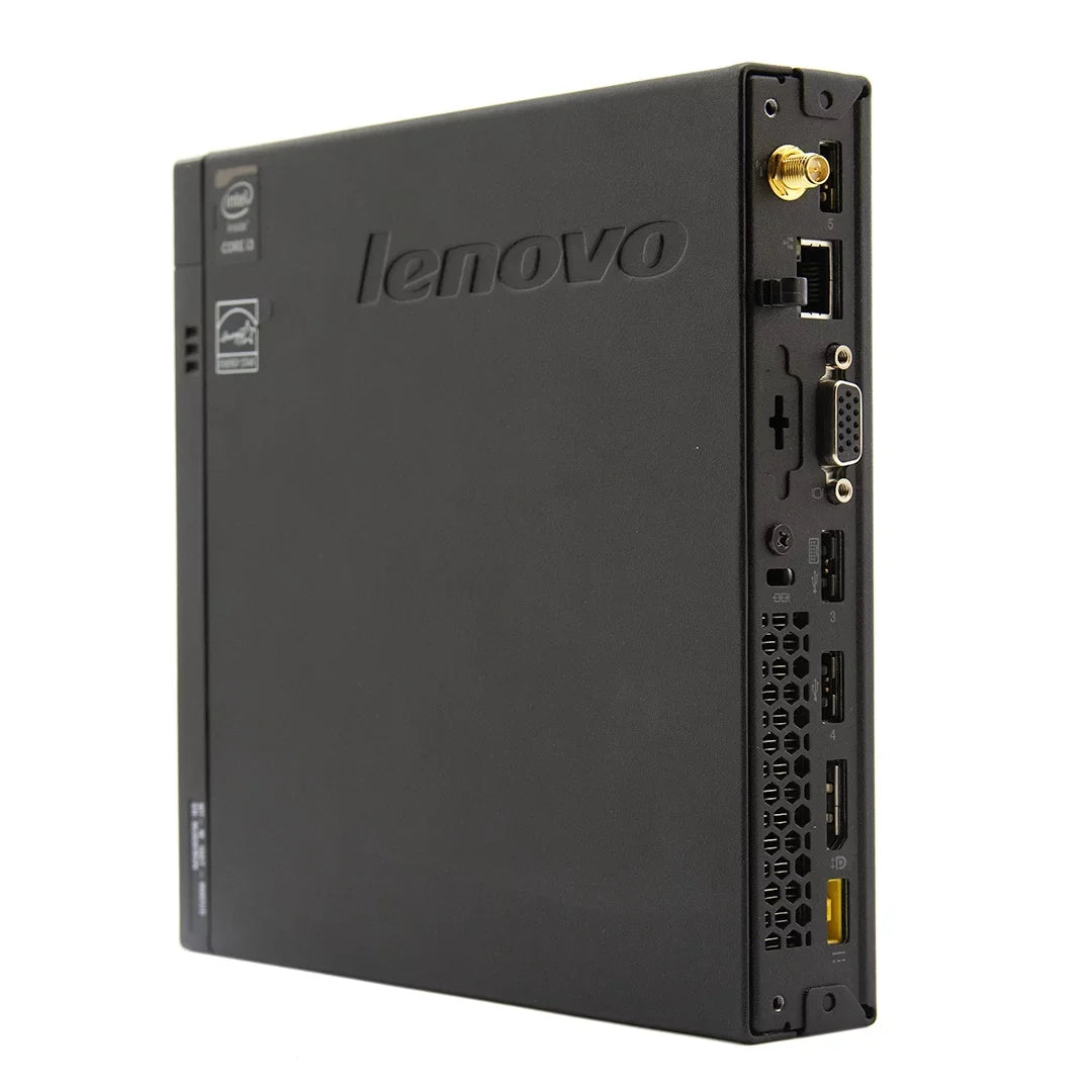Restored  ThinkCentre M73 Tiny Form Factor Computer PC, 3.2 GHz  Core i3, 4GB DDR3 RAM, 120GB SSD Hard Drive, Windows 10 Home 64 bit (Refurbished)