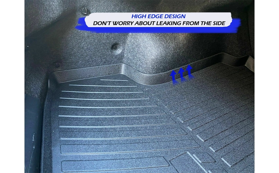 EACCESSORIES EA Cargo Liner – Trunk Mat for Nissan Altima 2013-2023 – climate-immune Trunk Mats for Cars with Raised Lip – Non-Slip Car Trunk Mat Rubber – Easy to Install – Laser Pre-Cut Design