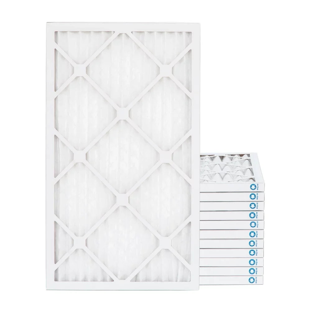 Exact Size: 13-1/2 x 27-1/2 x 3/4. Case of 12. 14x28x1 MERV 11 ( MPR 1000, FPR 7-8 ) Pleated 1" Air Filters for AC and Furnace