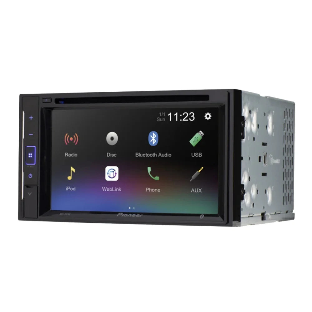 KIT4860 Bundle for 2002-2009 Chevy Trailblazer W/ Pioneer AVH-241EX Double DIN Car Stereo with Bluetooth/Backup Camera/Installation Kit/in-Dash DVD/CD AM/FM 6.2" Touchscreen Digital Media Receiver
