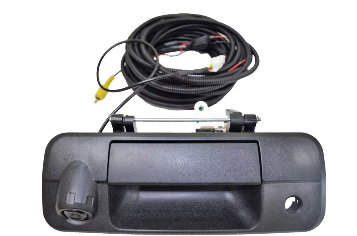 PT Auto Warehouse TO-3952A-TGCX - Tailgate Handle with Camera, Textured Black Fits select: 2007-2013  TUNDRA