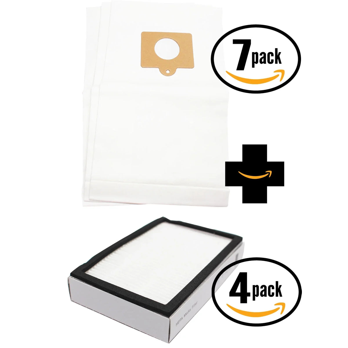 21 Replacement Kenmore 11622812204 Vacuum Bags & 4 HEPA Filter - suitable Kenmore 50558, 5055, 50557, Type C Vacuum Bags & 86880, KC38KBRMZ000, EF-2 Filter