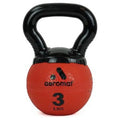 AGM Group  3 lbs 2021 Aeromat Elite Mini Kettlebell Medicine Ball, Red - New Handle