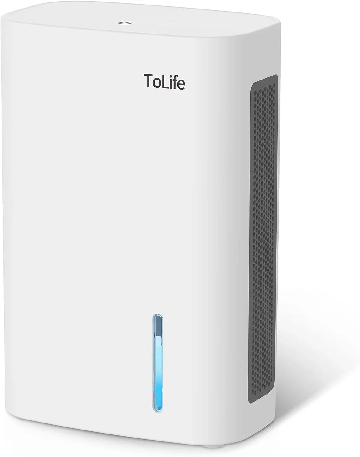 ft) Portable Dehumidifier for Bathroom, Bedroom, Basement, RV, 7 Colors LED Light, White. FJU Dehumidifiers for Home, 62 OZ Dehumidifier for Room with Auto Shut Off, Sleep Mode (800 sq