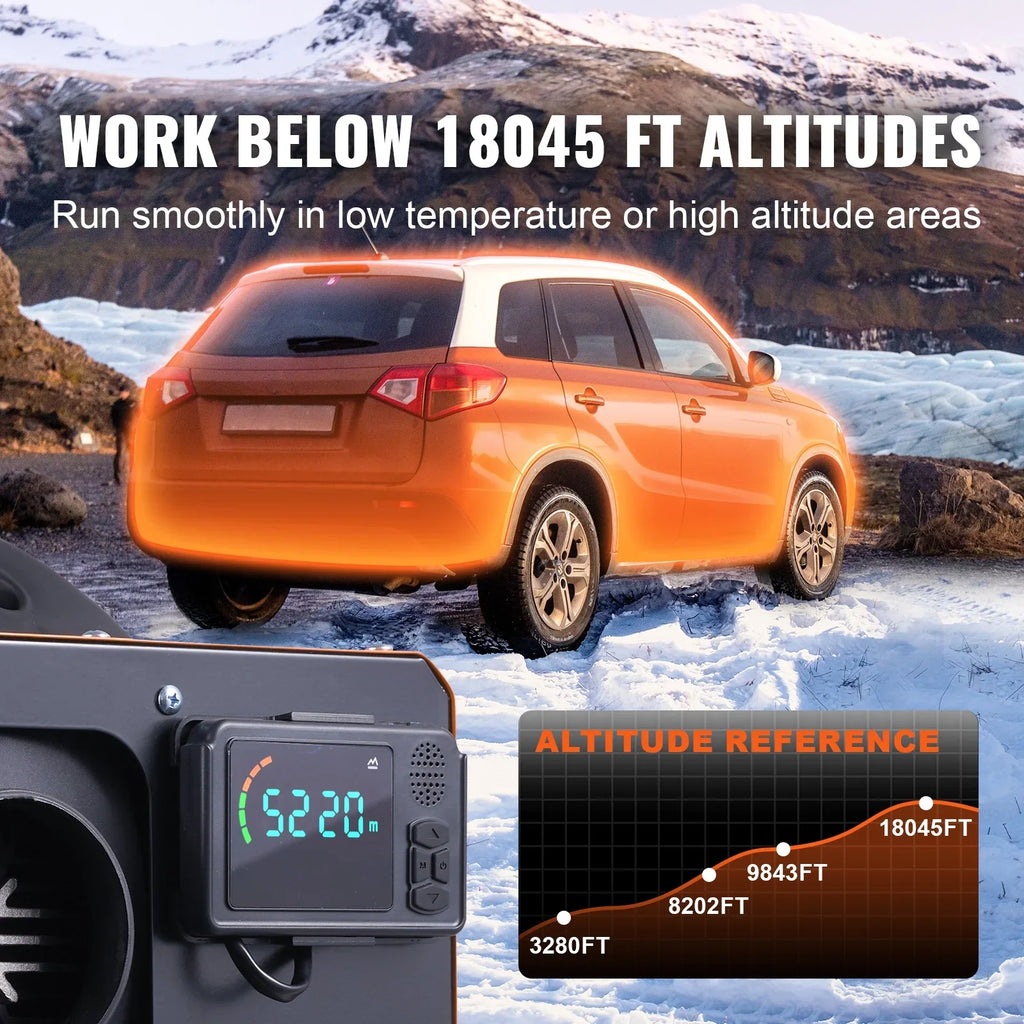 SKYSHALO 8kW Diesel Air Heater, Bluetooth App Controlled All-in-One Diesel Heater with Auto Height Adjustment, Remote Control and LCD, Portable Parking Heater for Home RV Trailer Camper Van craft