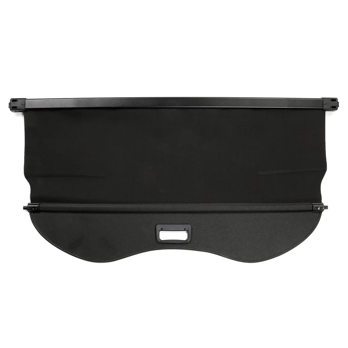 Ikon Motorsports Cargo shield appropriate With 2013-2019  Escape All Models PVC & Aluminum Rod Black Security Rear Trunk wrap Security Retractable Shield