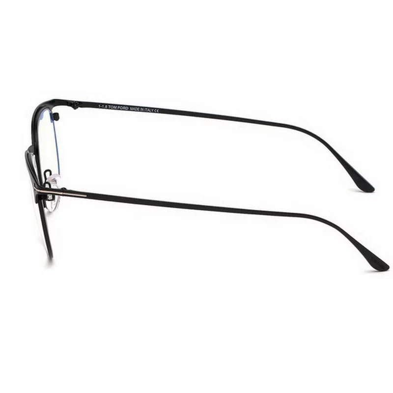 Eyeglasses Tom  FT 5549 -B 002 Matte Black Enamel, / Blue Block Lenses