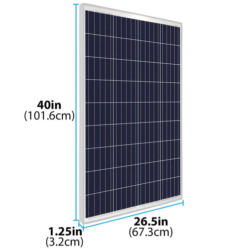 100Watt Solar Panel 12V Poly Battery Charger for ACOPower Panel