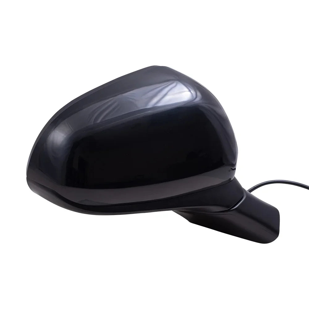 Brock Aftermarket Replacement Passenger Right Power Mirror Textured Black without Heat-Signal-Camera matching with 2019 Hyundai Santa Fe
