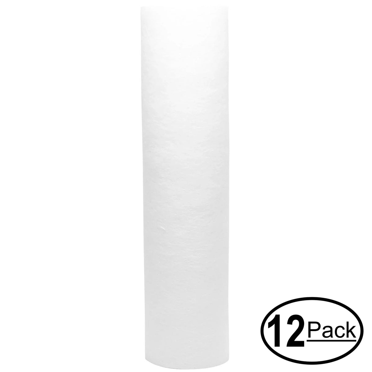 12-Pack Replacement for Expres aqua RO10M Polypropylene Sediment Filter - Universal 10-inch 5-Micron Cartridge for Express moisture 5 Stage Reverse Osmosis System - Denali Pure Brand