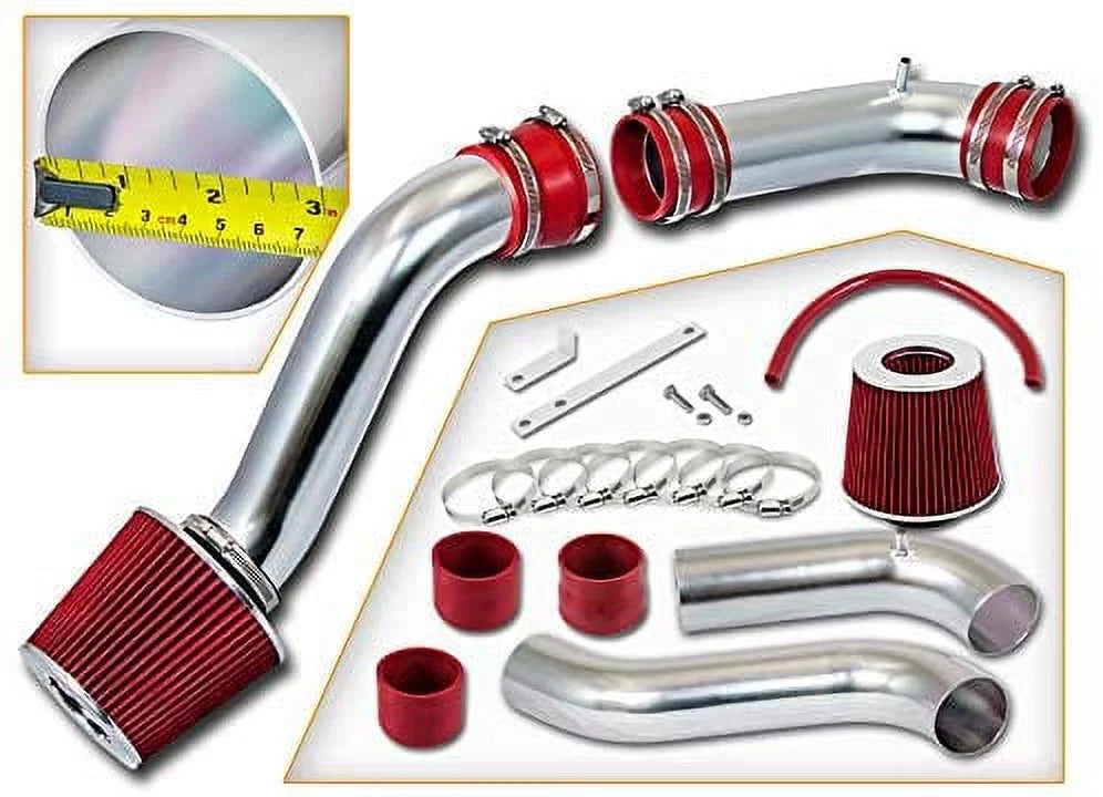 Rtunes Racing Cold Air Intake Kit + Filter Combo RED suitable For 90-97 matching  Thunderbird 3.8L V6 N/A