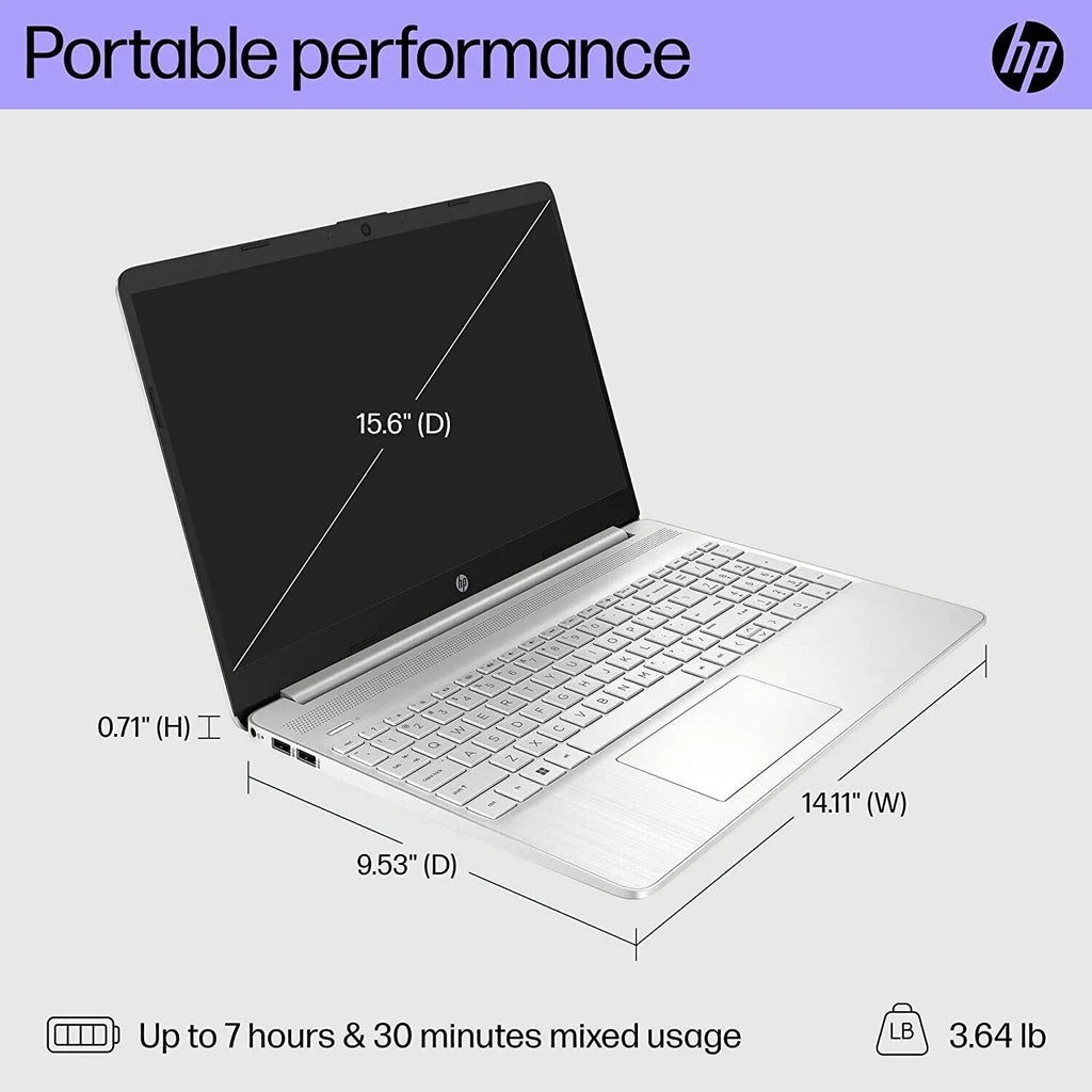 15 inch Laptop, FHD Display, 12th Gen  Core i5, 16 GB RAM, 512 GB SSD,  Iris Xe Graphics, Windows 11 Home, 15-dy5399nr (2023)