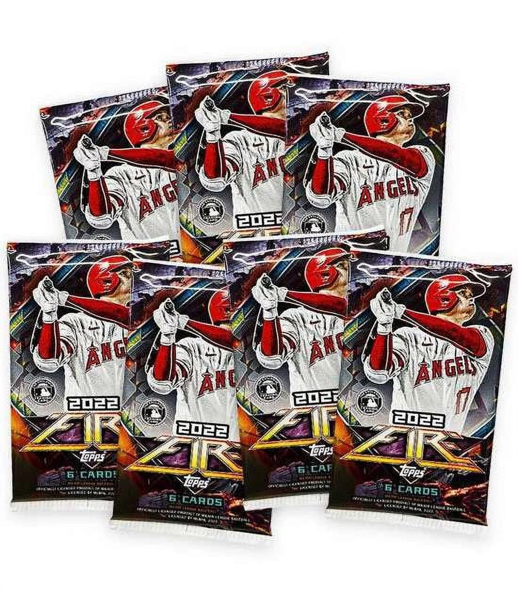 MLB Topps 2022 Fire Baseball Trading Card BLASTER Box (7 Packs)
