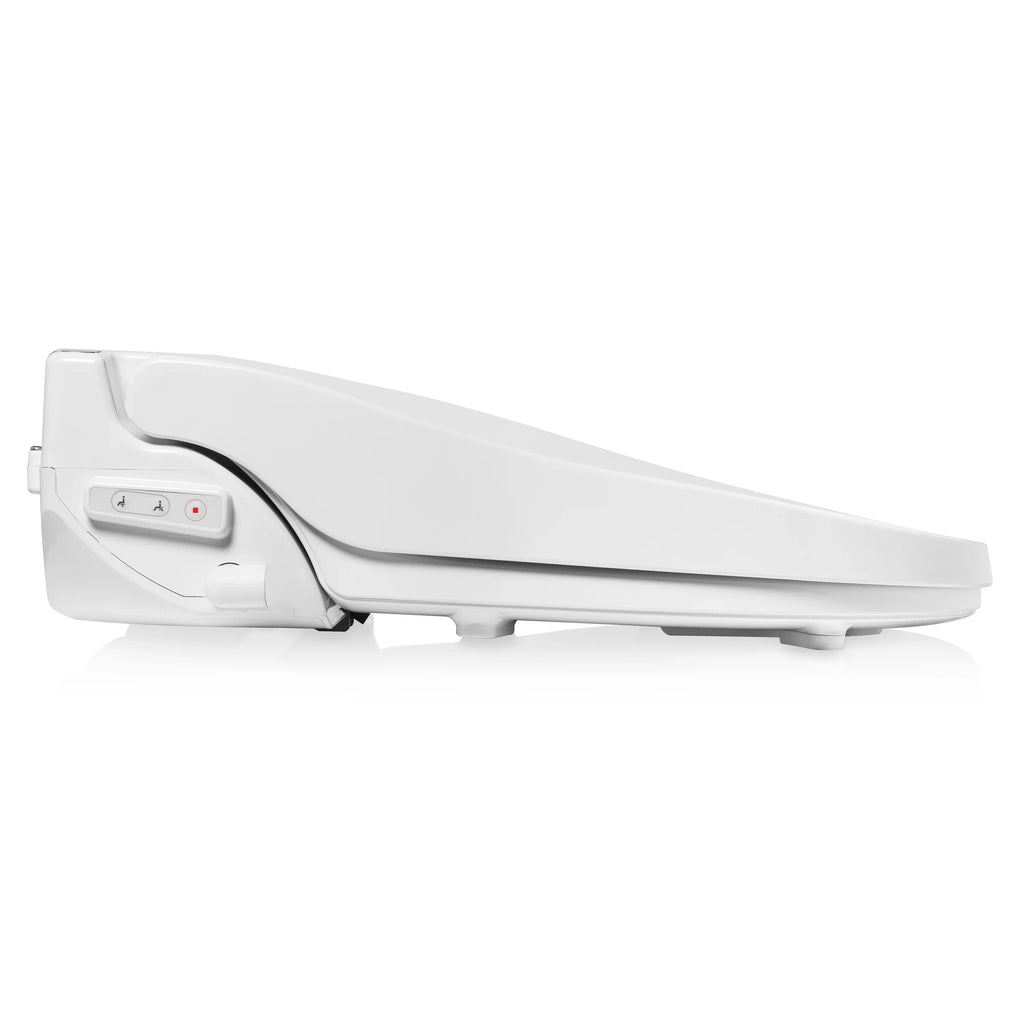 Brondell Swash EM617 Advanced Bidet Toilet Seat with Remote Control, Round White