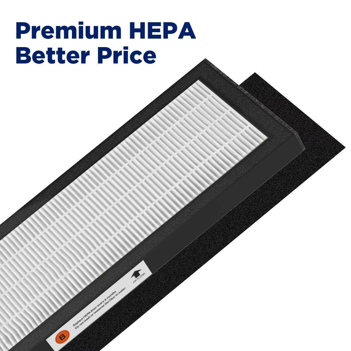 SimPure Filter B For GermGuardian Germ Guardian HEPA FLT4825 FLT-4800 FLT 4800, 6 Pack