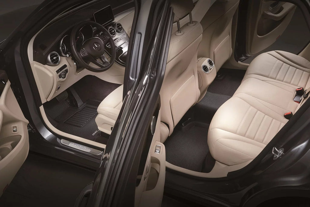 3D MAXpider KAGU Floor Mat (BLACK) suitable with SUBARU FORESTER 2014-2018 - Full Set