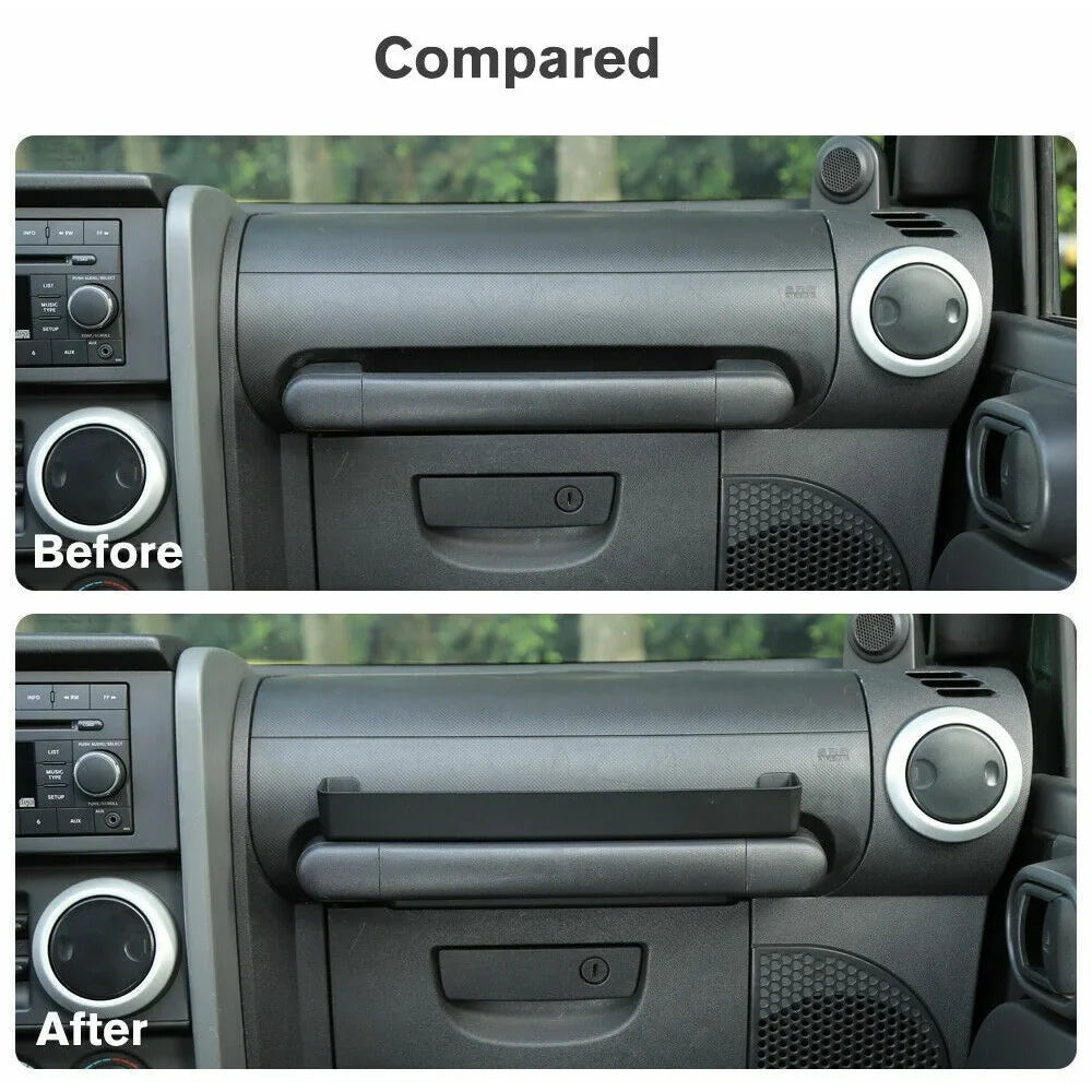 Teledu Co-pilot Handle Storage Box Tray Box Black Accessories