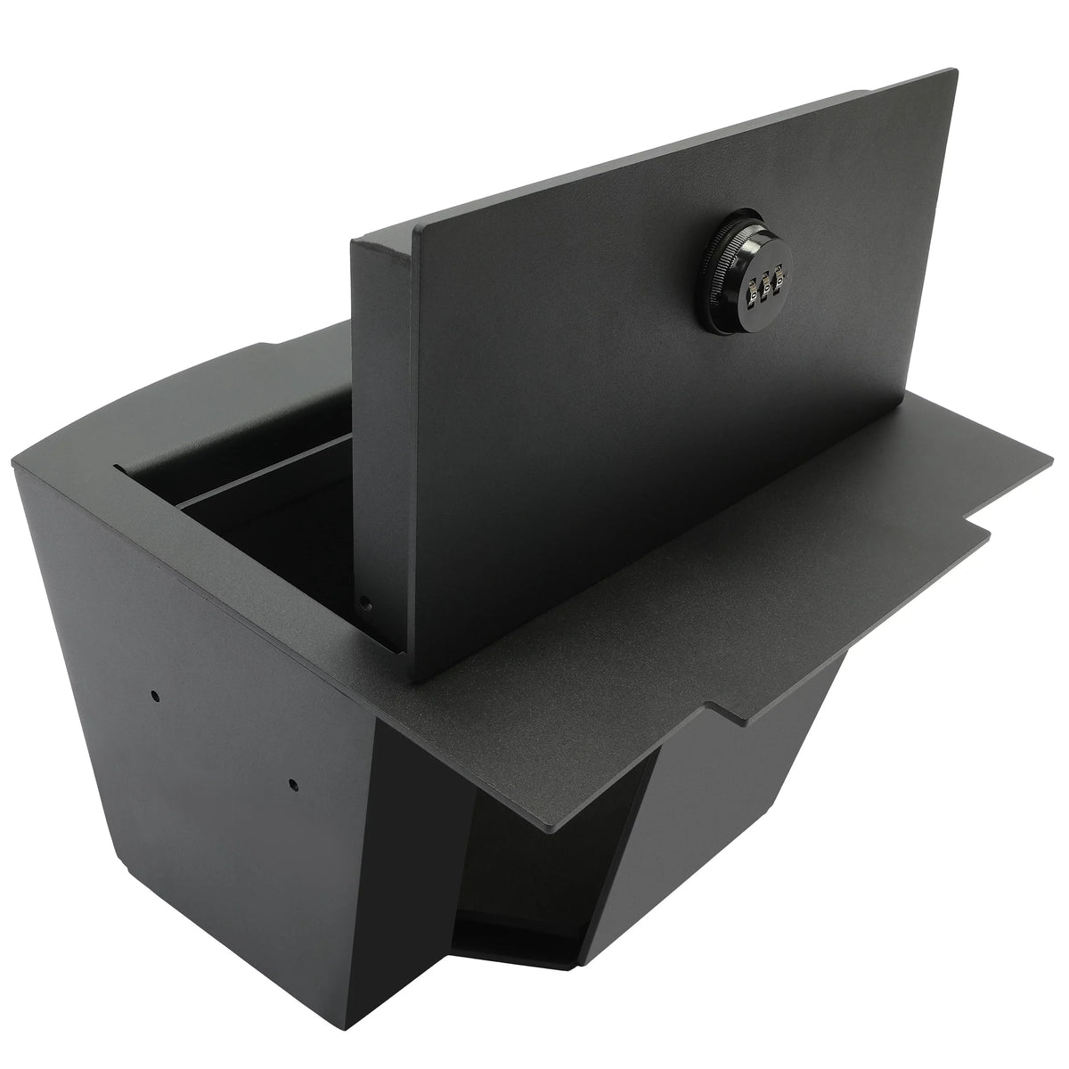 KOJEM Center Console Gun Safe Storage Box Console Vault for 2009-2018 Dodge Ram 1500 2500 3500  Lock Console Safe Vault