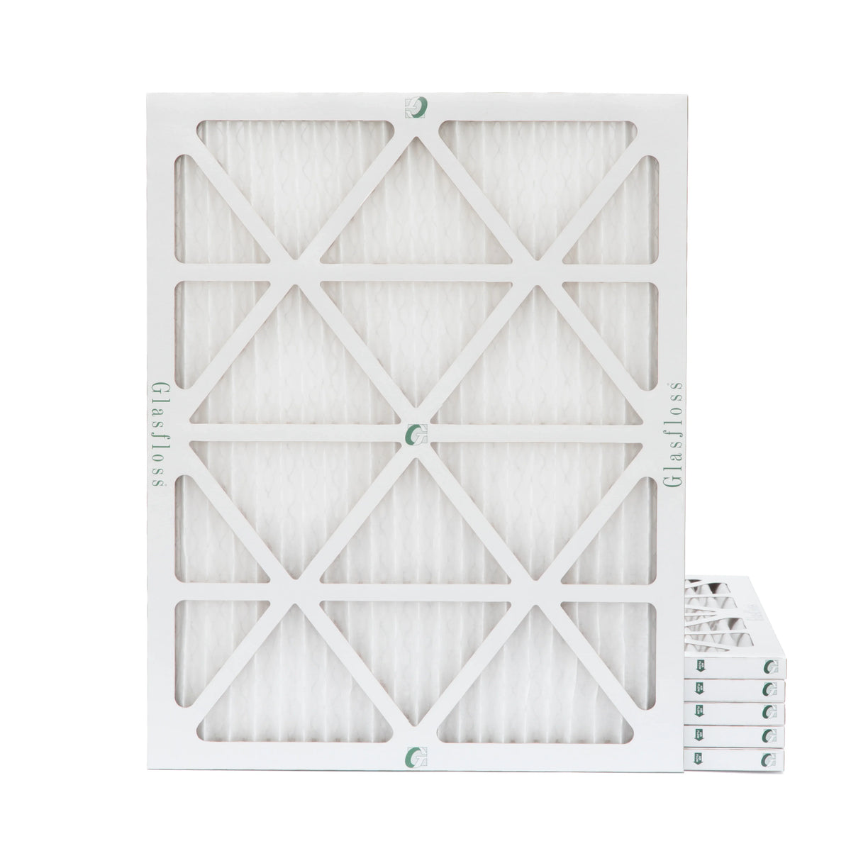 Actual Size: 19-3/8 x 23-3/8 x 7/8. 6 Pack of 20x24x1 MERV 10 Pleated Air Filters for AC & Furnace