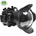 Seafrogs [40M/130FT] Underwater Housing Waterproof Case w/ 6 Inch Dome Port Kit for  A7R IV A7R4 ILCE-7R IV appropriate with  FE 16-35mm F/4 28-70mm F3.5-5.6, 12-24mm F4 G Lens-Black
