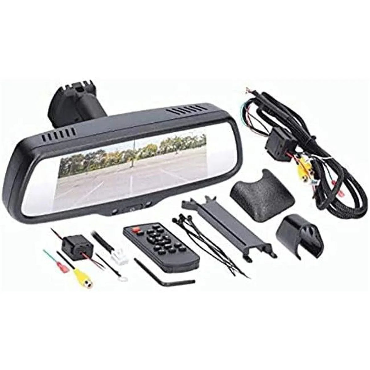 Single View Monitor & Mirror with 3 Inputs. 7 in