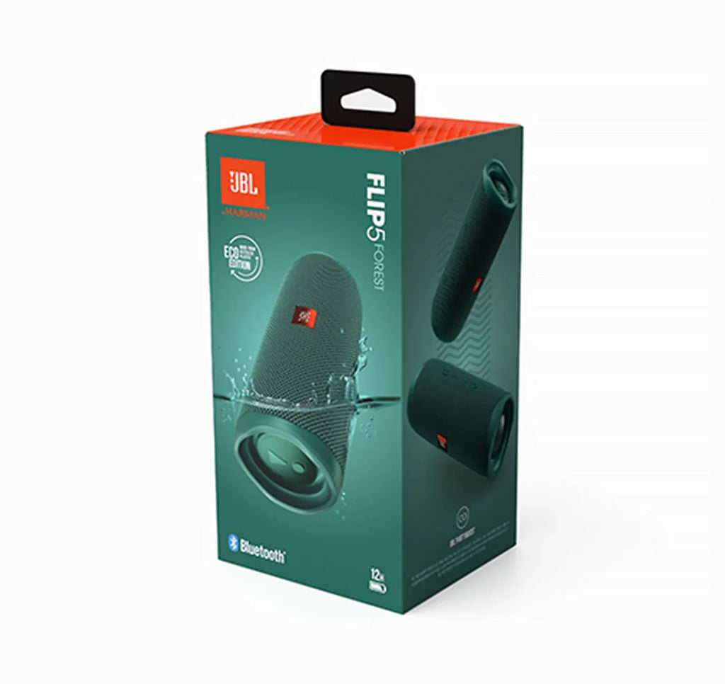Open Box JBL Flip 5 ECO Green Portable Bluetooth Speaker