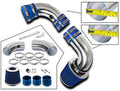 Rtunes Racing Cold Air Intake Kit + Filter Combo BLUE matching For 96-05 Chevy S10 / Blazer 4.3L / 96-05 GMC Sonoma/Jimmy 4.3L / 97-00 Isuzu Hombre / 96-01 Oldsmobile Bravada 4.3L