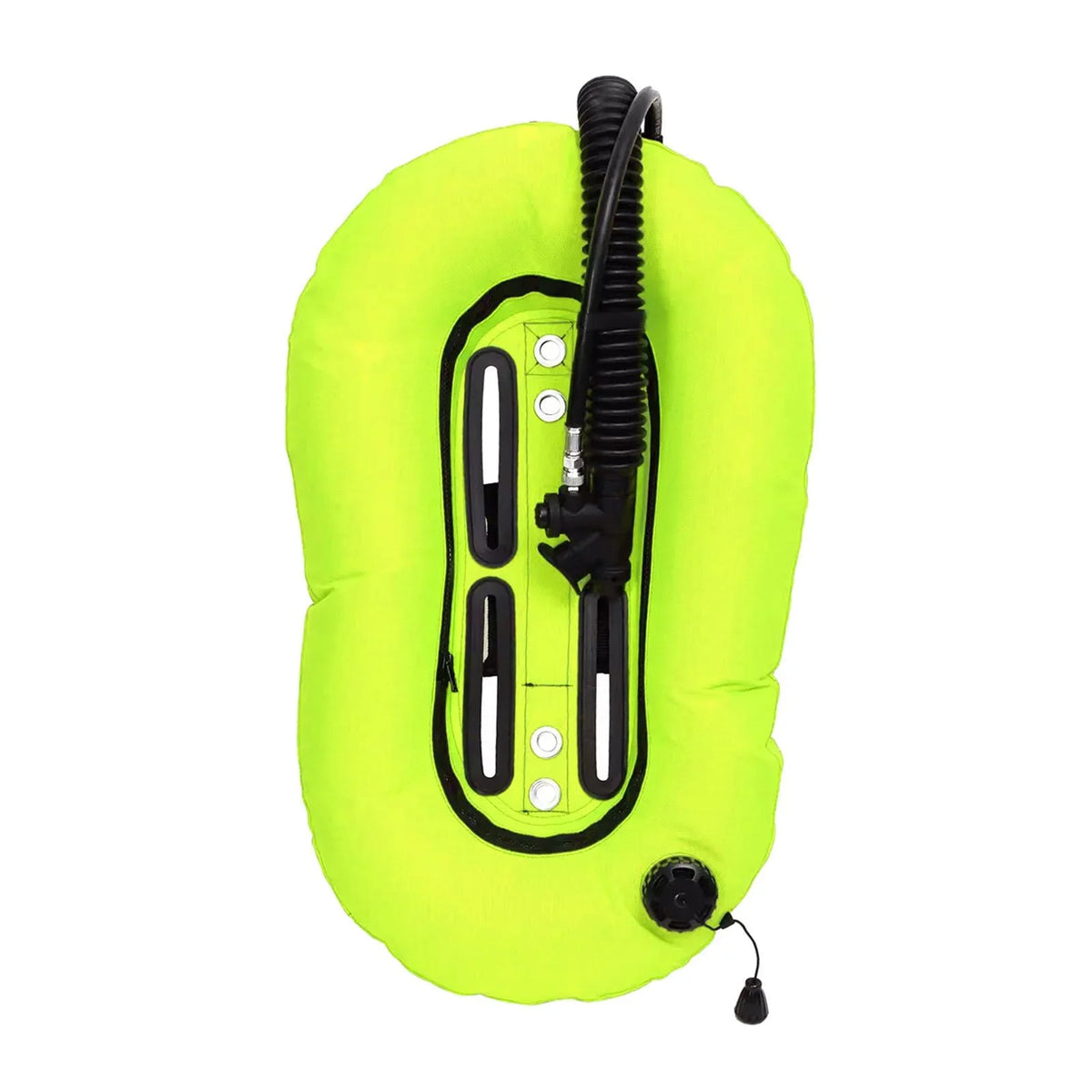 funtasica Scuba Diving Donut Wing Single Tank,BCD Buoyancy Compensator,Easy to Use,Durability Scuba BCD Set for Snorkeling Diving Adult Yellow