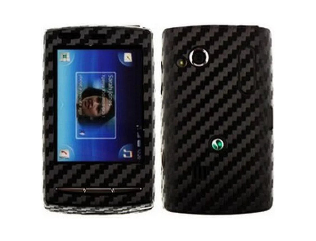 Skinomi Carbon Fiber + Screen Protector for  Xperia X10 Mini Pro