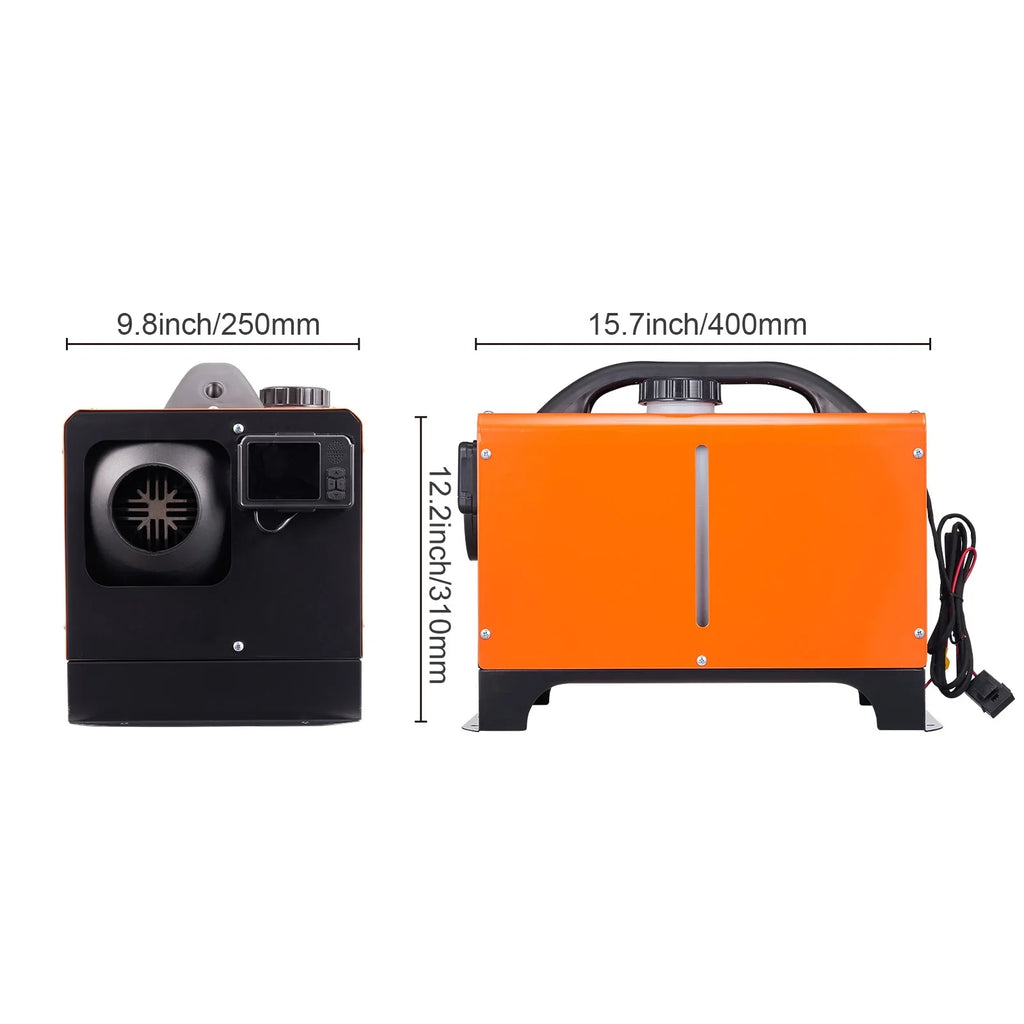 SKYSHALO 8kW Diesel Air Heater, Bluetooth App Controlled All-in-One Diesel Heater with Auto Height Adjustment, Remote Control and LCD, Portable Parking Heater for Home RV Trailer Camper Van craft