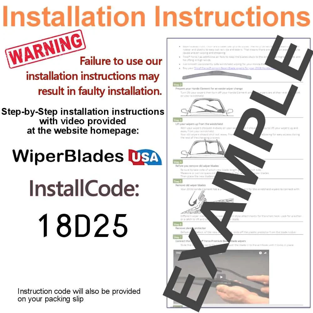 2014 Buick Regal Performance Beam Wipers (Set of 2)