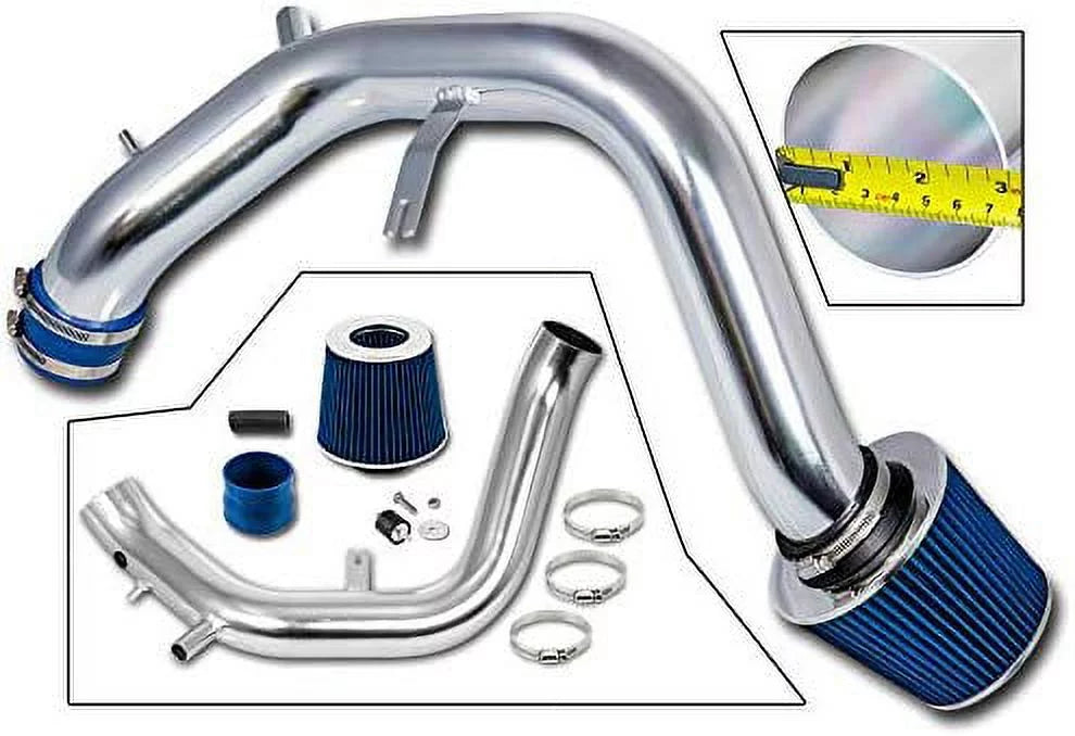 Rtunes Racing Cold Air Intake Kit + Filter Combo BLUE suitable For 04-08 Acura TSX