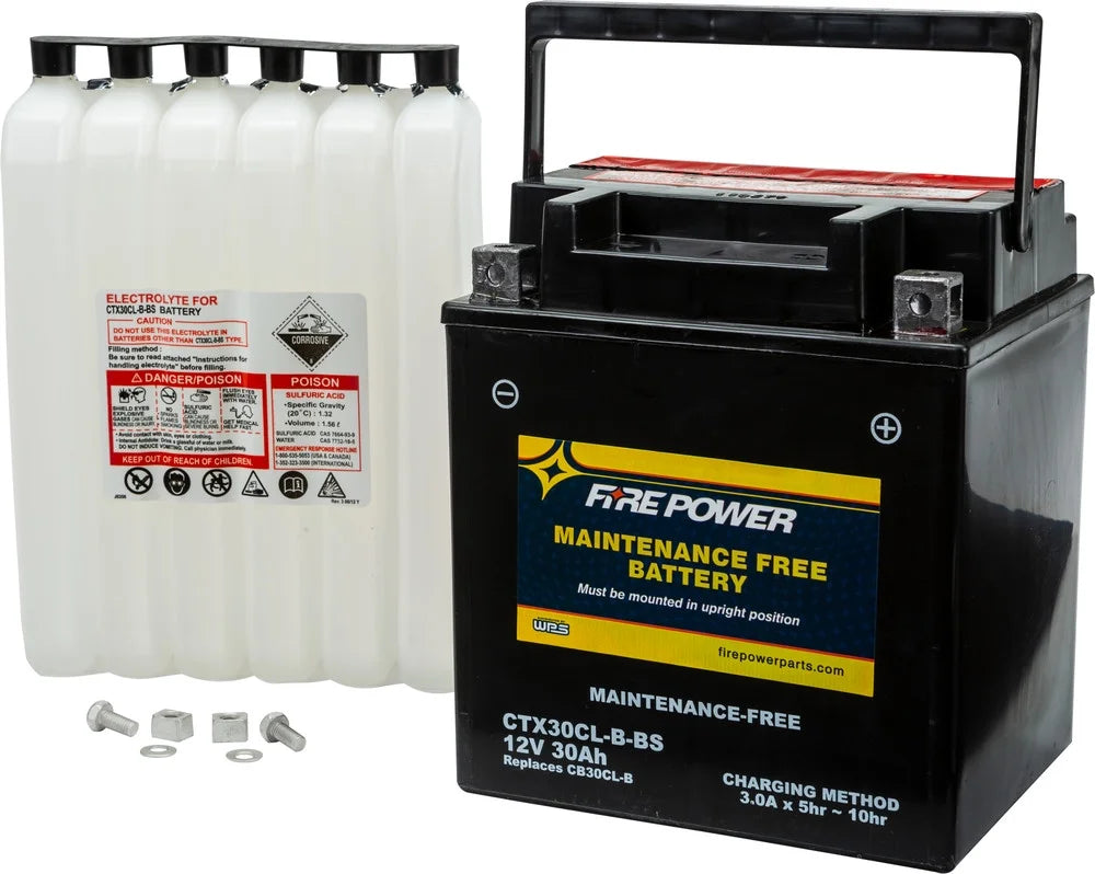 Fire Power Maintenance Free Battery CTX30CL-B-BS matching With Sea-Doo GTX LTD 185 2003-2004