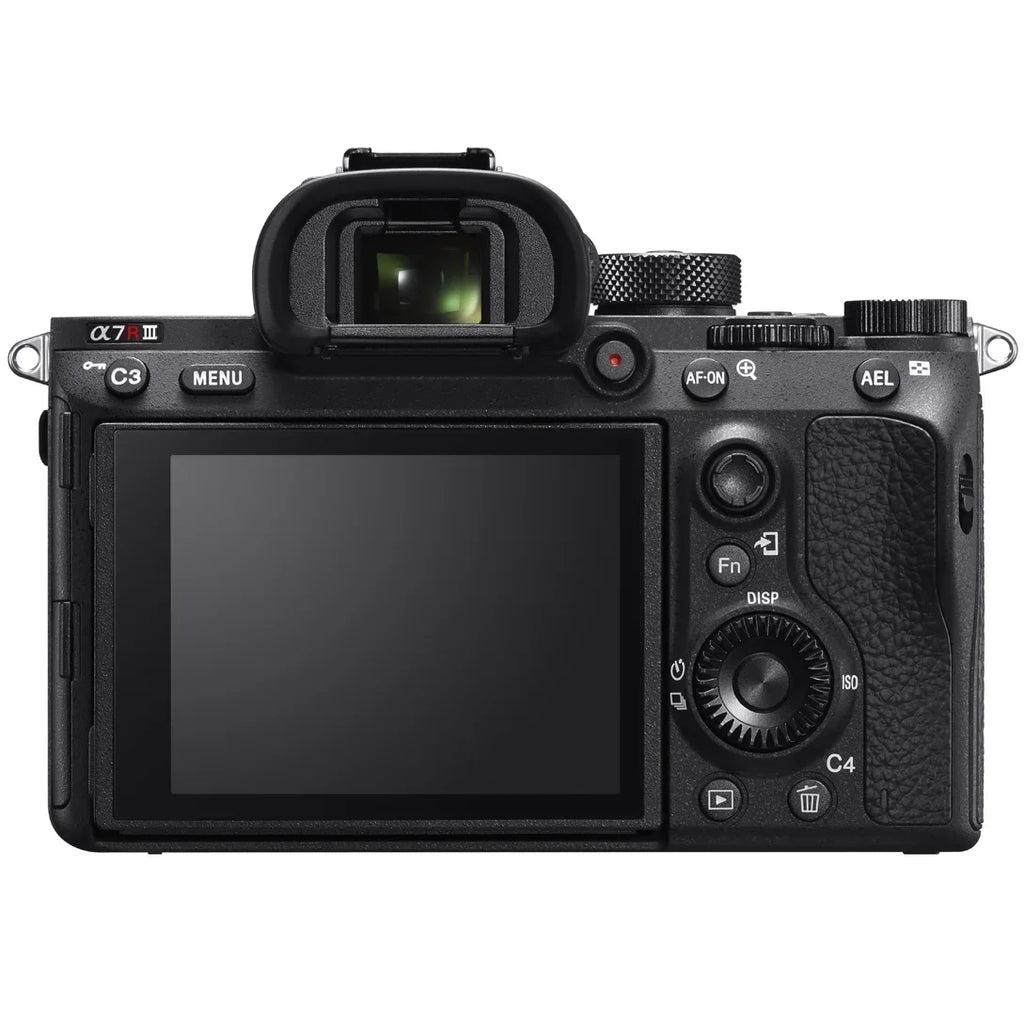 a7R III Full Frame Mirrorless Camera Body ILCE-7RM3A/B Bundle with Tamron 28-75mm F2.8 Di III VXD G2 Lens A063 + Deco Gear Bag + Extra Battery & Dual Charger+ 64GB Card+ Tripod & Kit Accessories