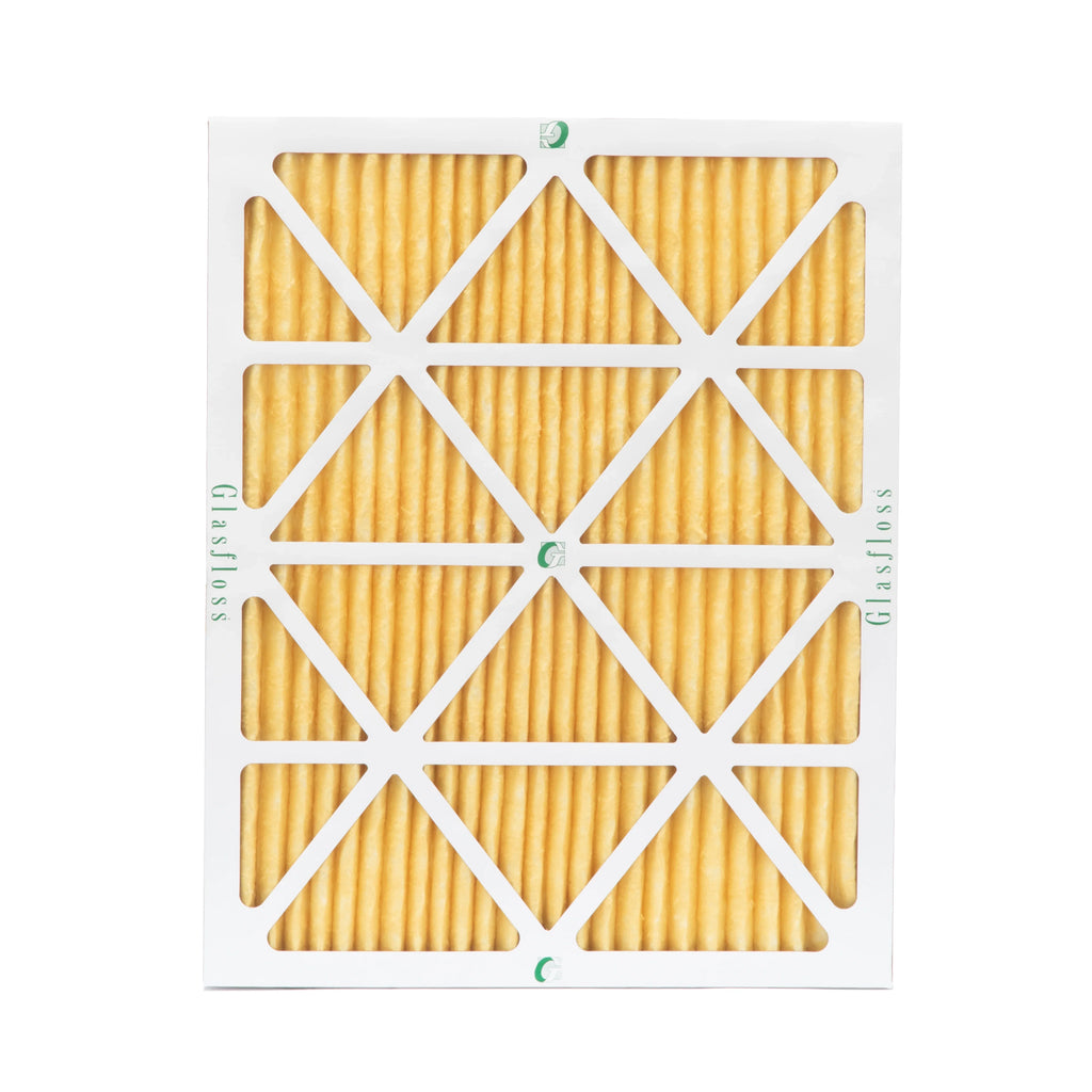 Actual Size: 19-3/8 x 23-3/8 x 7/8. 6 Pack of 20x24x1 MERV 11 Pleated Air Filters by Glasfloss