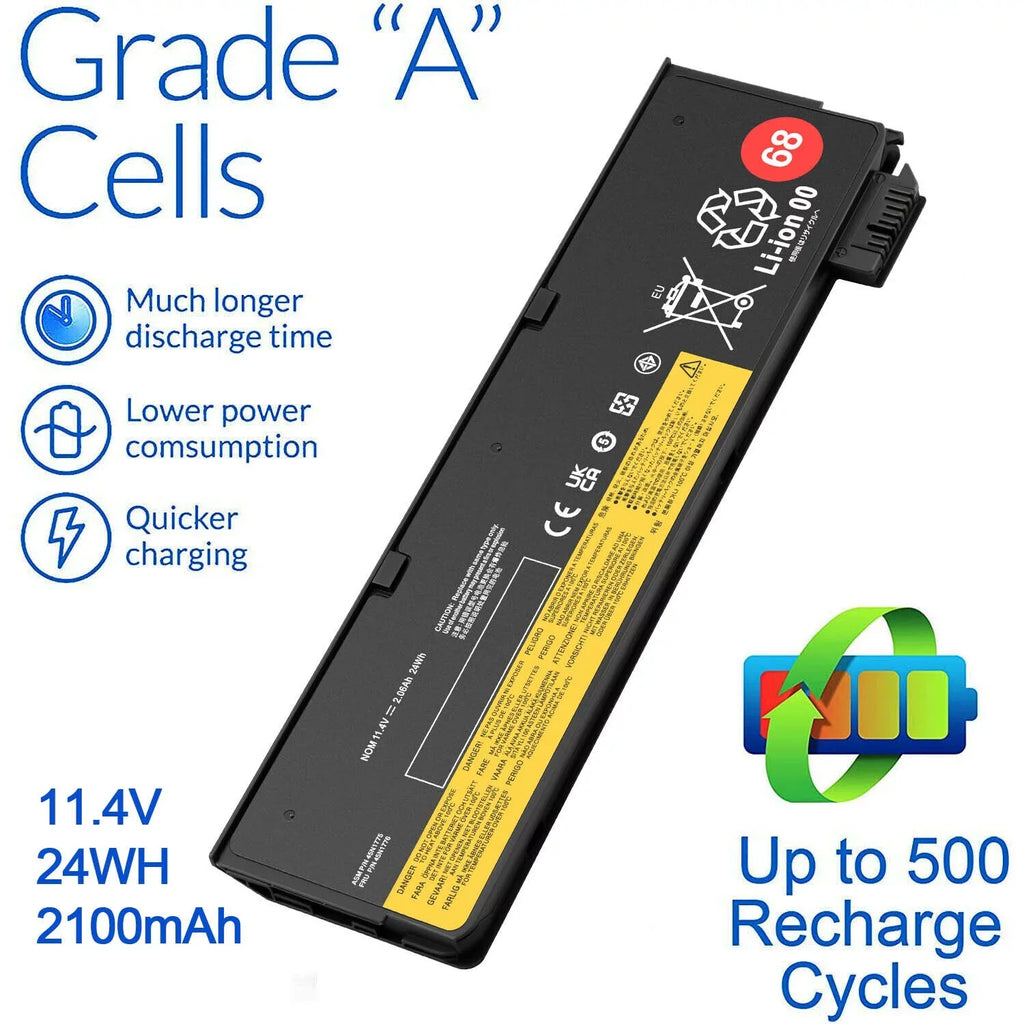 10x Battery 68 X240 for  ThinkPad T440 X250 T450s 45N1126 45N1127 45N1127