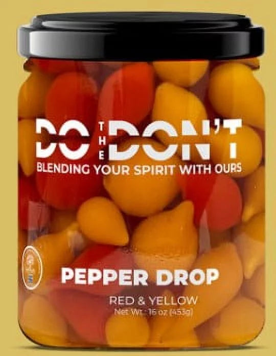 RED & YELLOW SWEET DROP PEPPER  12 units x  16oz