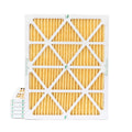 Actual Size: 19-3/8 x 23-3/8 x 7/8. 6 Pack of 20x24x1 MERV 11 Pleated Air Filters by Glasfloss