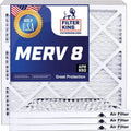 Filter King 13.5x40x1 Air Filter | 4-PACK | MERV 8 HVAC Pleated A/C Furnace Filters | MADE IN USA | Actual Size: 13.5 x 40 x .75"