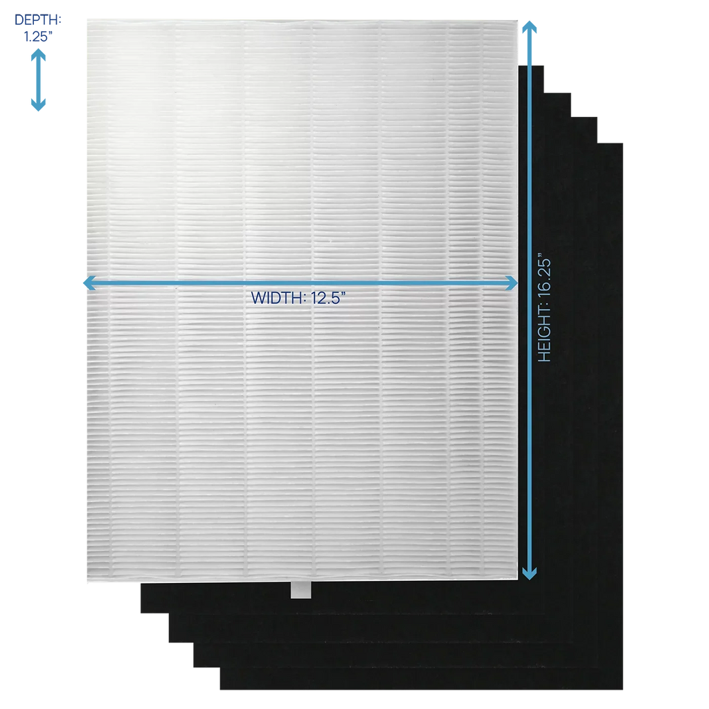 Filter Bros HEPA Replacement Filter A appropriate with Winix 115115 Plasmawave Series Home Air Purifiers 6300, P300, 5300, 5500, 5500-2, 5300-2, 6300-2, 9500, C535